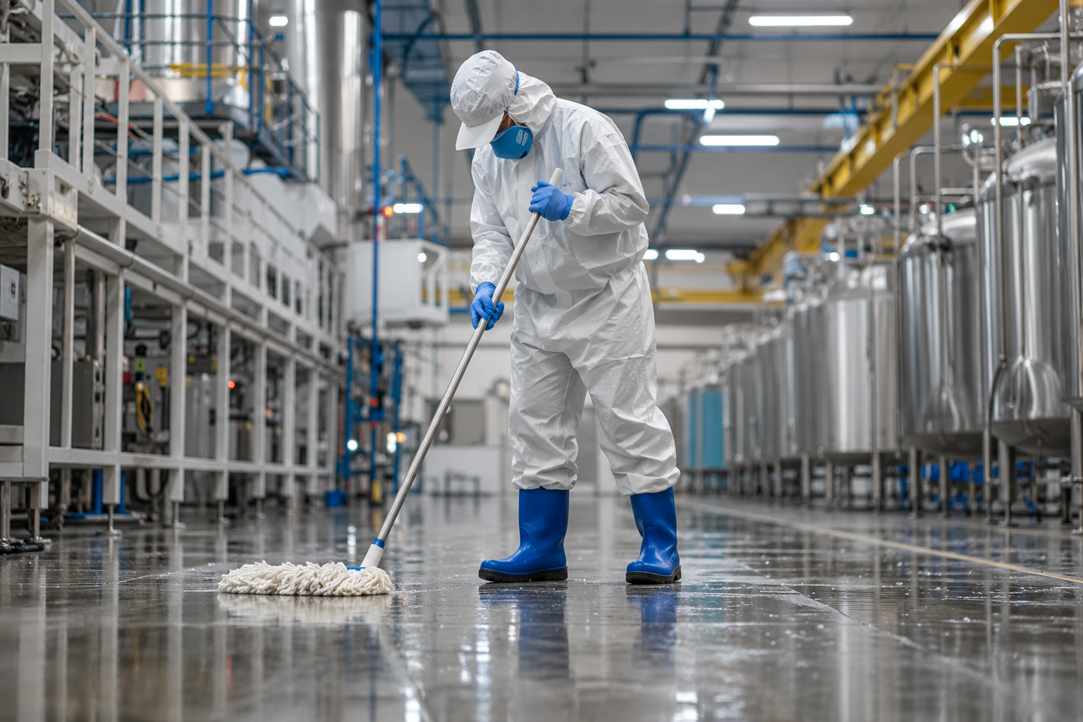Servicio de limpieza industrial realizado por GeoKing
