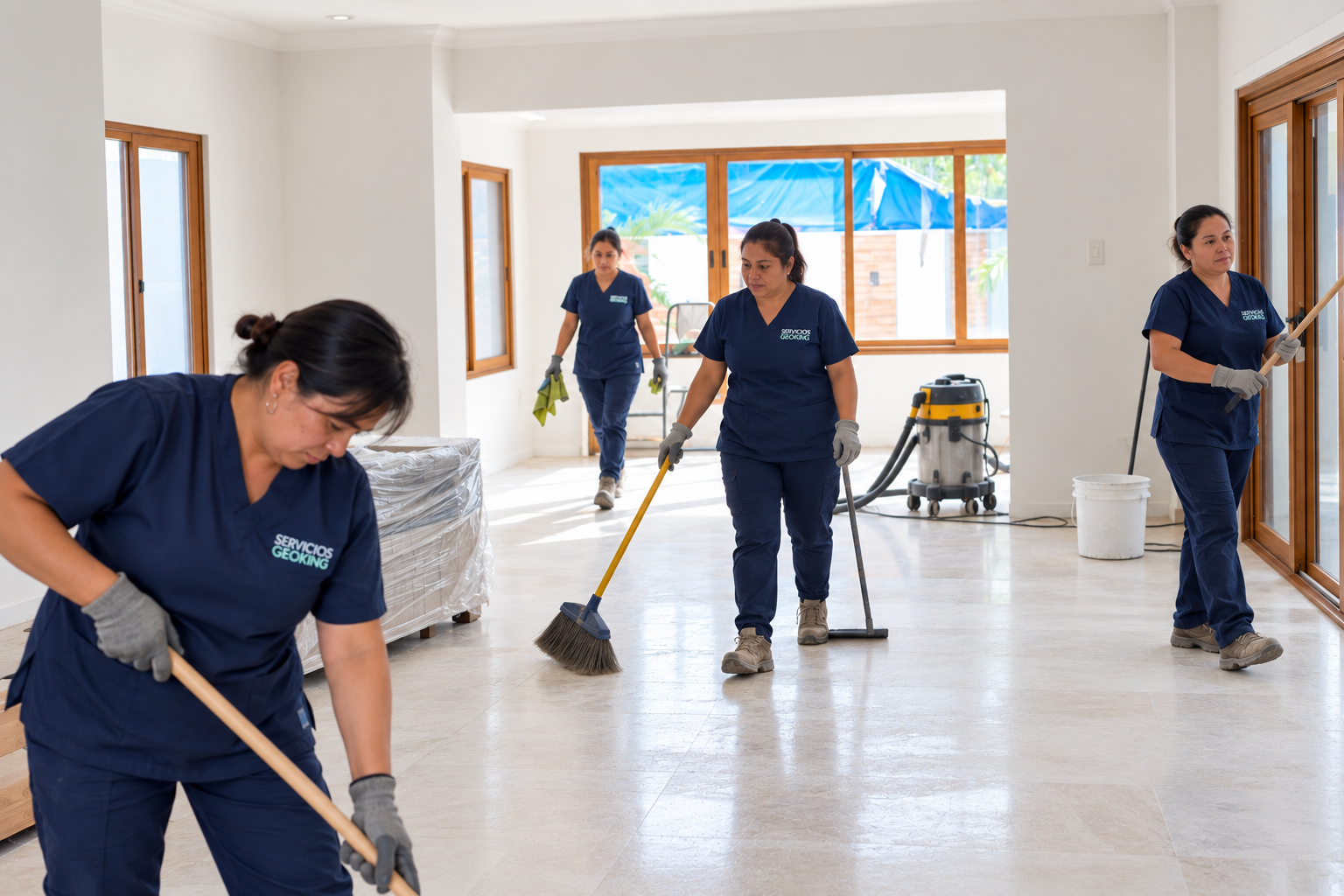 Servicio de limpieza post obra realizado por GeoKing